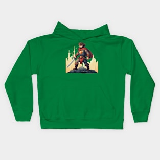 8bit Warrior Kids Hoodie